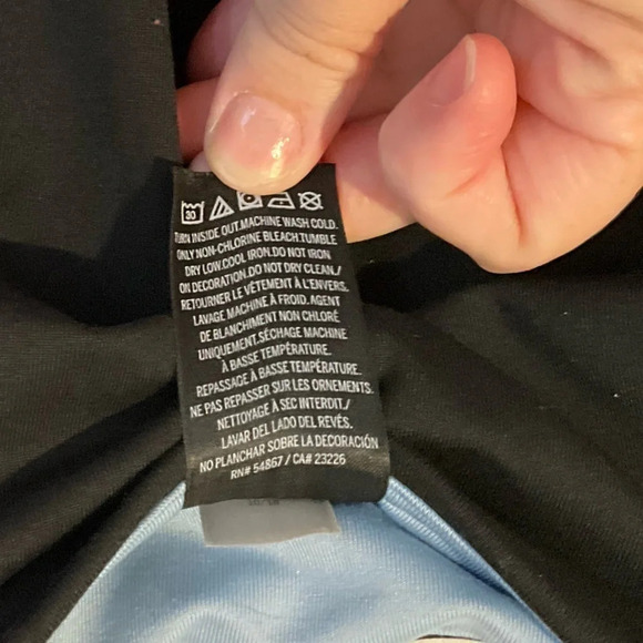 Pink by Victoria Secret Ultimate black & blue leggings. Size XS - Picture 6 of 6